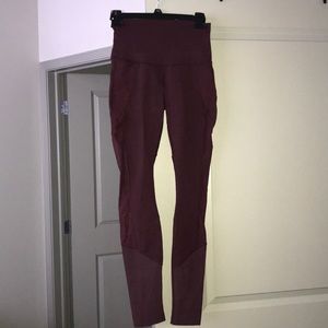 Maroon, mesh and dot lululemon!